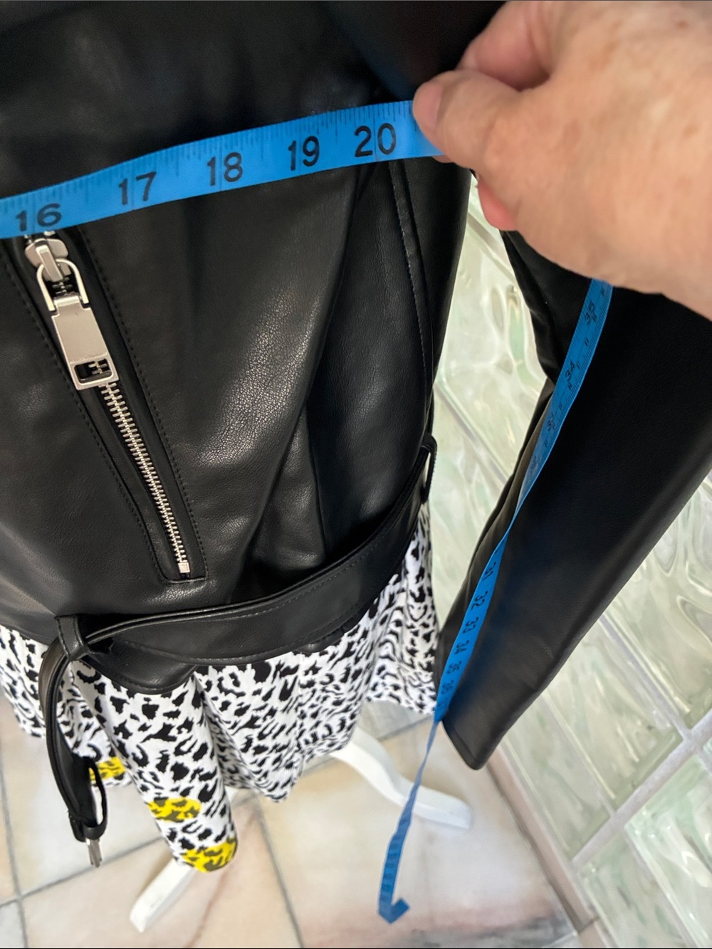 Rebecca Minkoff black size Large Moto Jacket large vegan leather - Picture 9 of 12